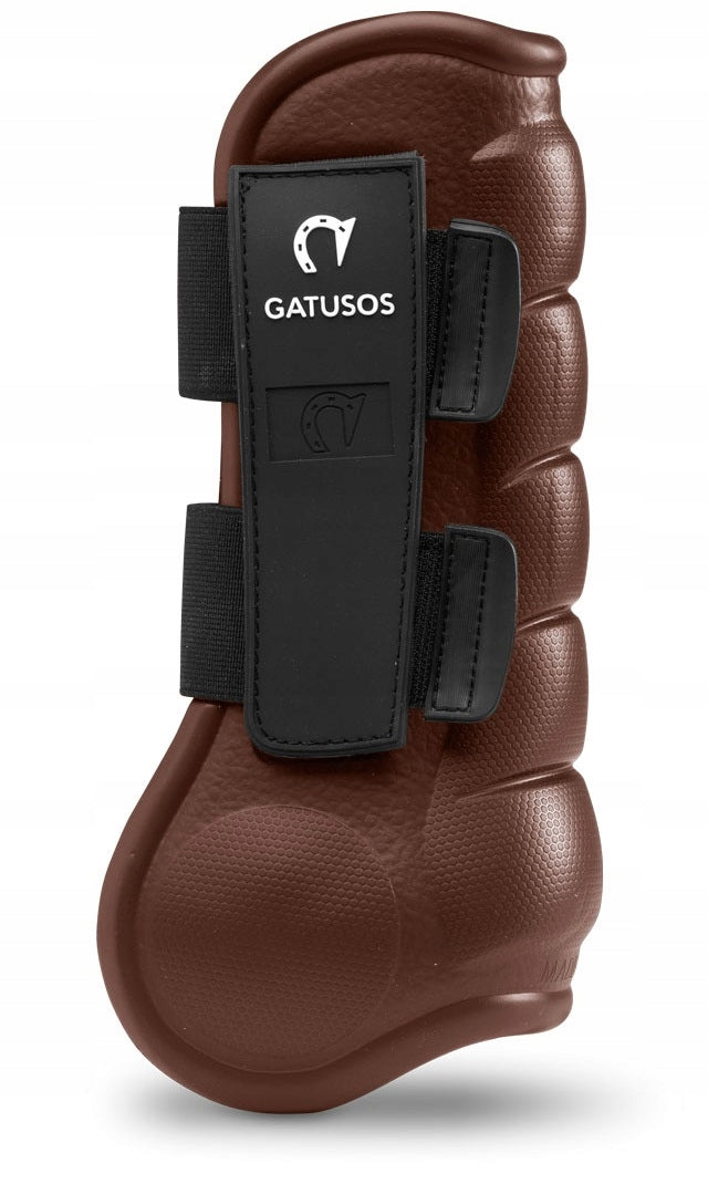 Ochraniacze skokowe GATUSOS DELUXE przody brąz - Cavalo